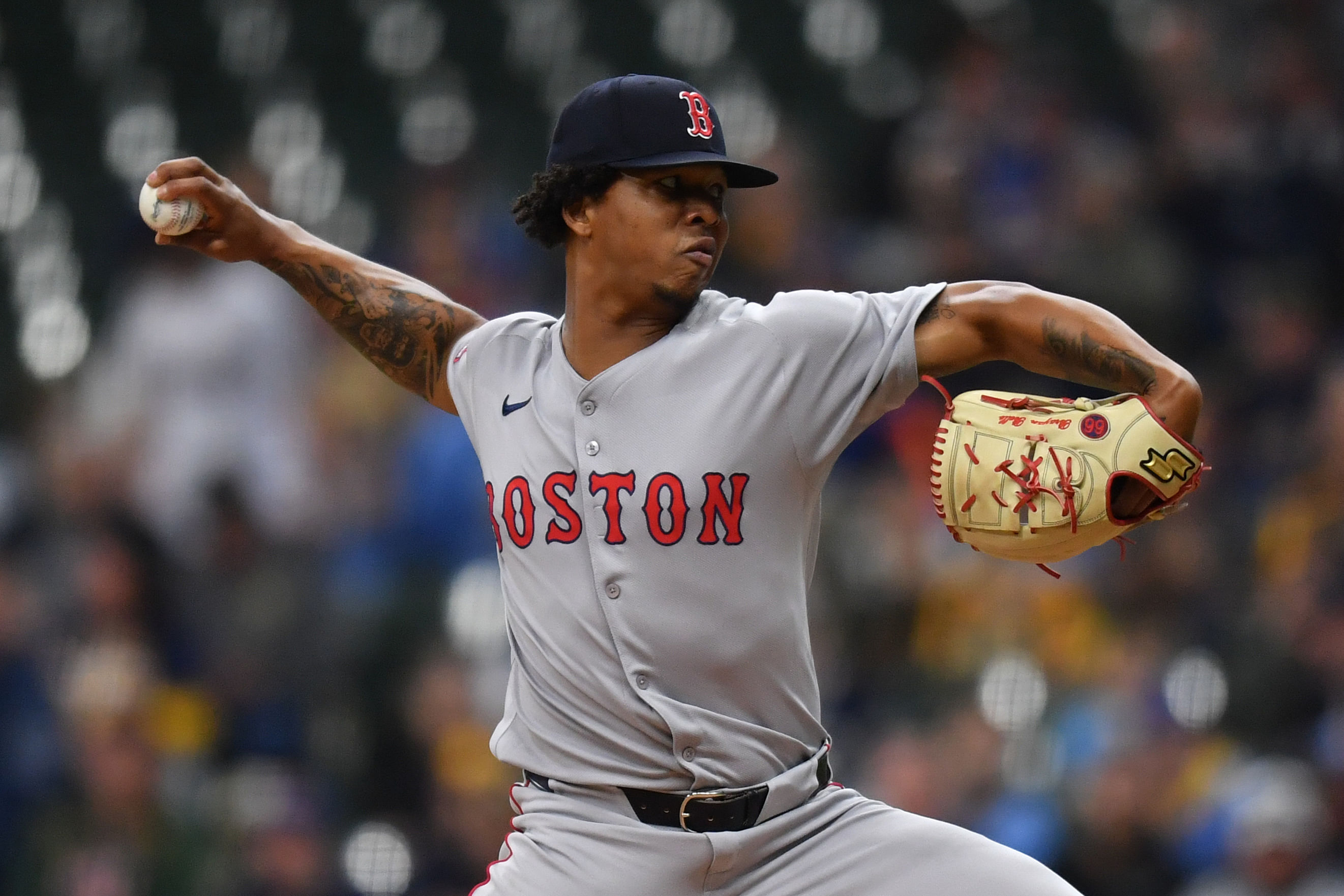 Brayan Bello is pitching today - Source: Imagn